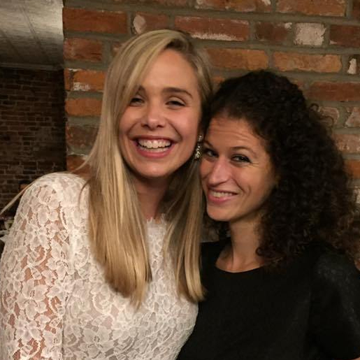 Two WashU friends - Lindsey and Lizzie