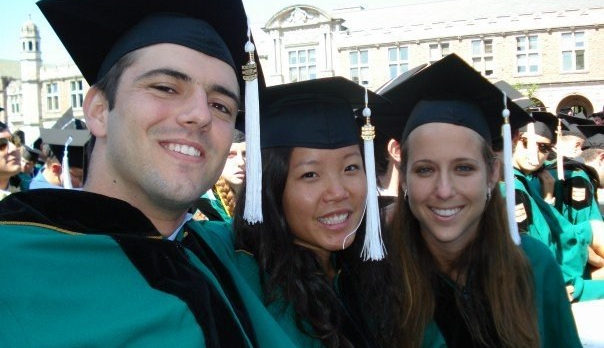Tingting Turski at WashU Graduation Ceremony
